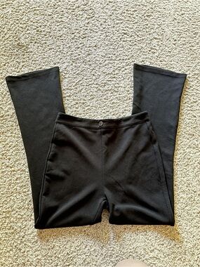Black High-Rise Flared Trousers size M